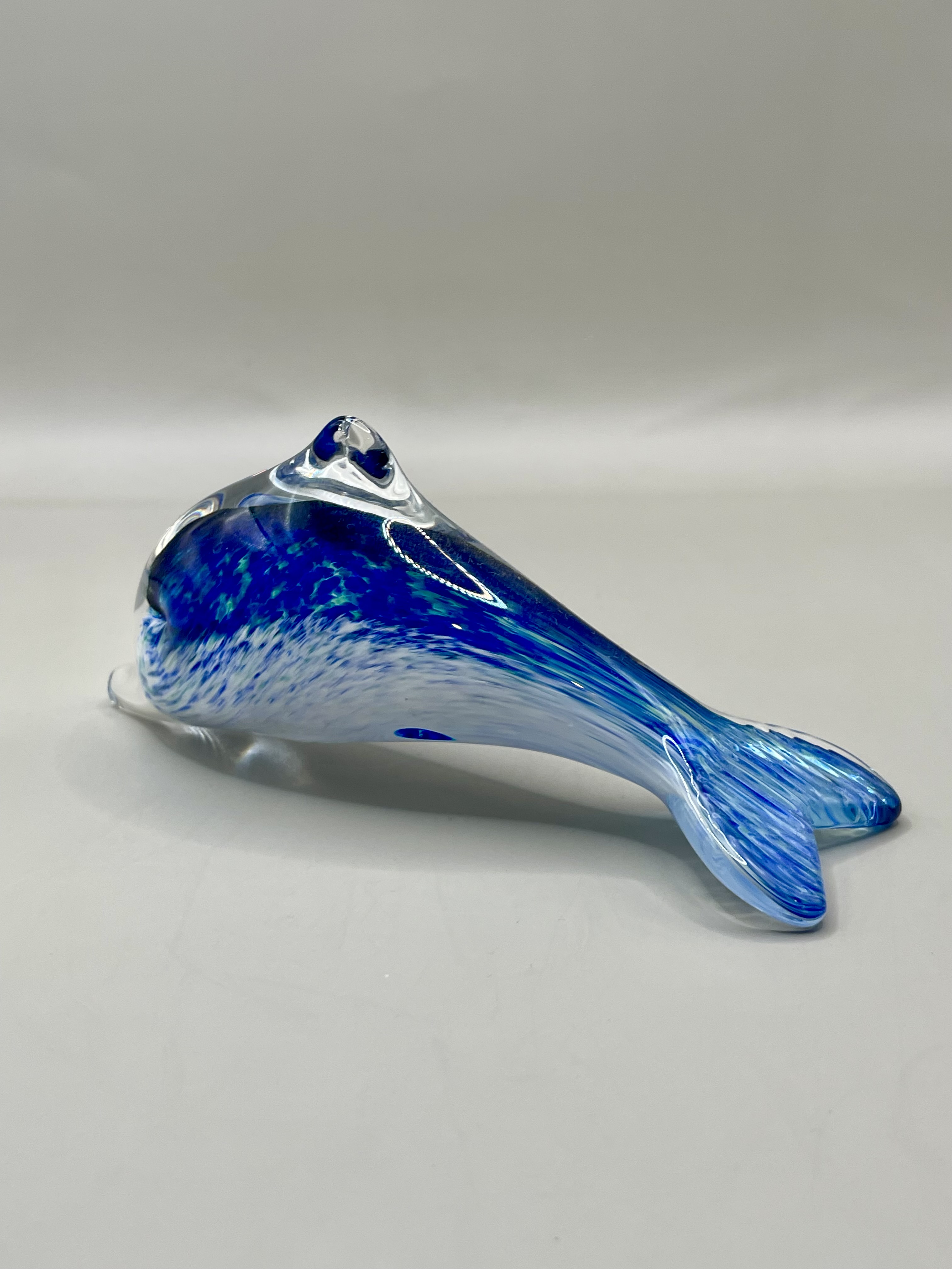 Blue Murano dolphin mid century  - Image 5 of 6