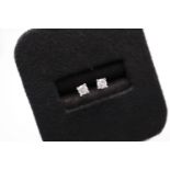 18K WHITE GOLD & DIAMOND (0.26CT) EARRING STUDS