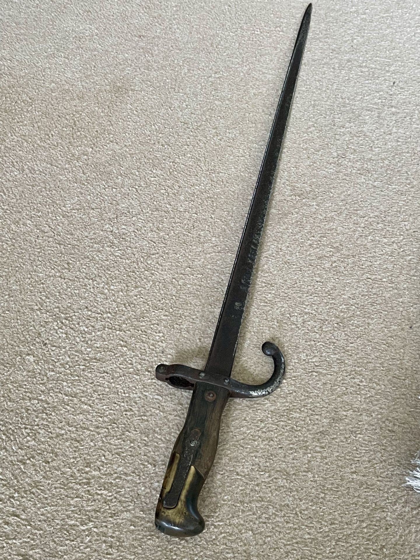 French Grass bayonet of the First World War model 1876 lovely condition