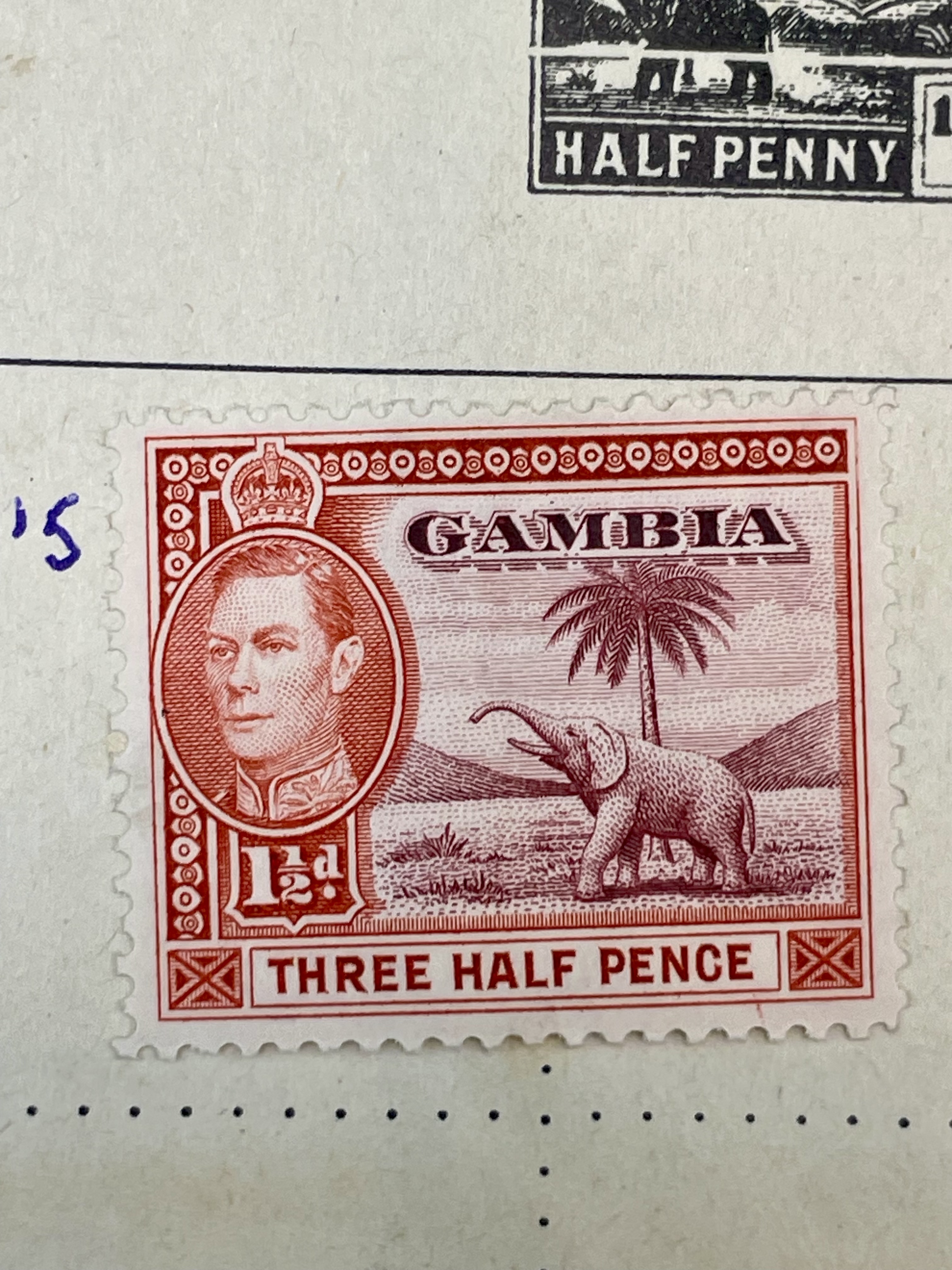 Page of rare Gambia Common Wealth stamps  - Image 5 of 7