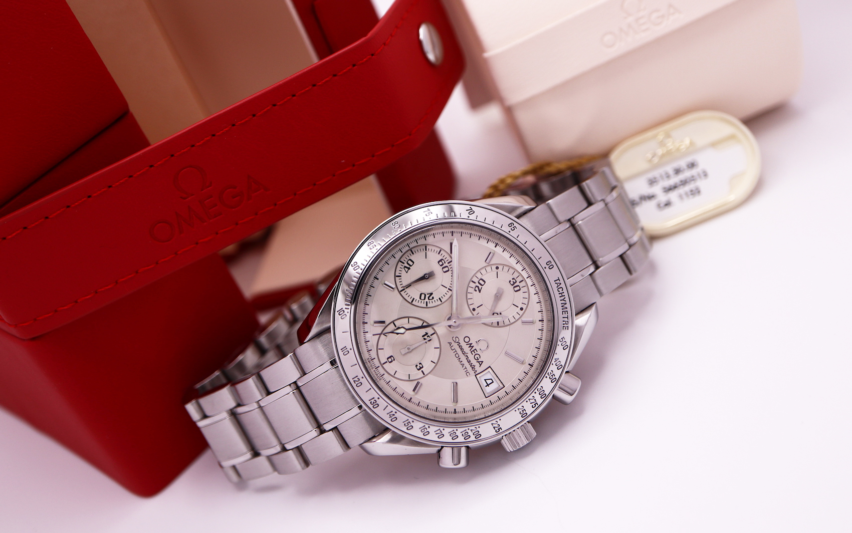 OMEGA SPEEDMASTER 'DATE' CHRONOGRAPH - (REF. 3513.30.00) SILVER DIAL (with BOX & TAG!) - Image 6 of 6