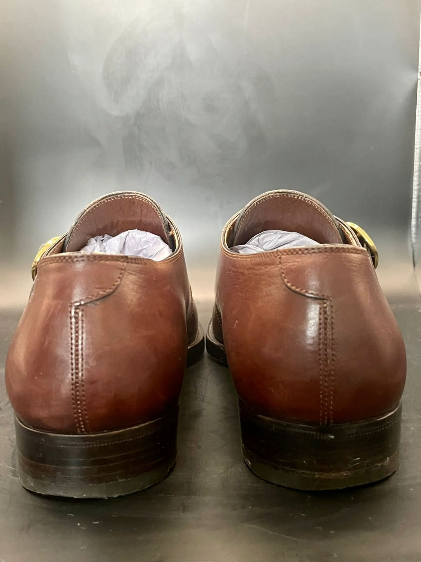 Fratelli Rossetti Monk Strap leather shoes size 7 with good soles. Good condition please see photos  - Image 4 of 14