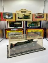 Assortment of vintage toy  cars