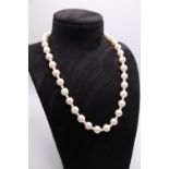 14K YELLOW GOLD & PEARL NECKLACE