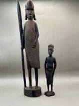 Two African antique Wooden carvings