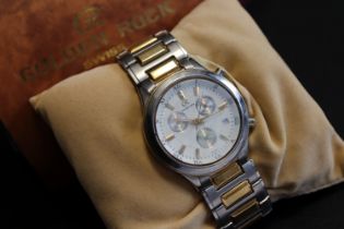 GOLDEN ROCK - DAY-DATE WATCH BOXED