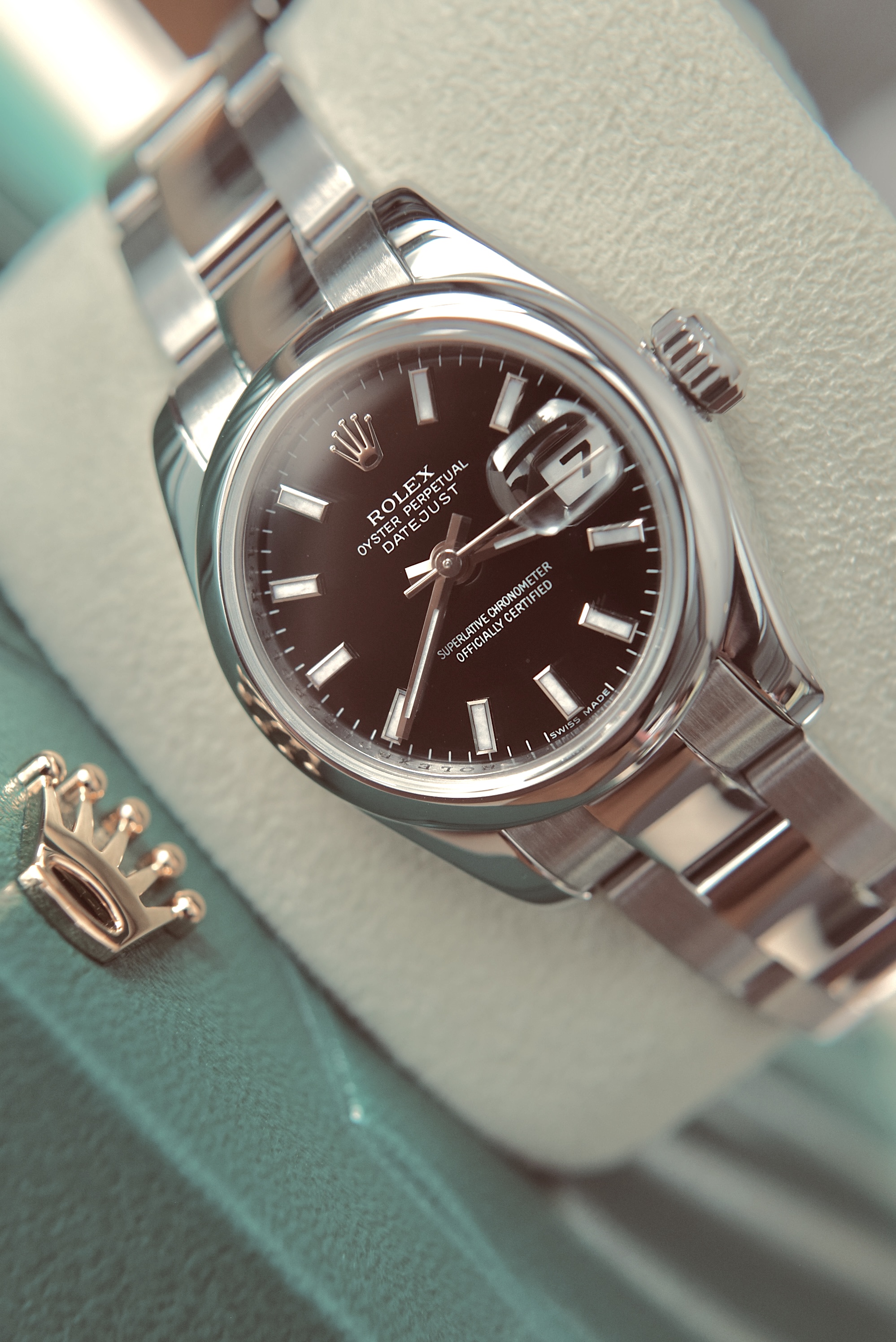 *BEAUTIFUL* ROLEX DATEJUST REF. 179160 *FULL SET* FACTORY BLACK DIAL - OYSTER PERPETUAL DATEJUST - Image 8 of 24