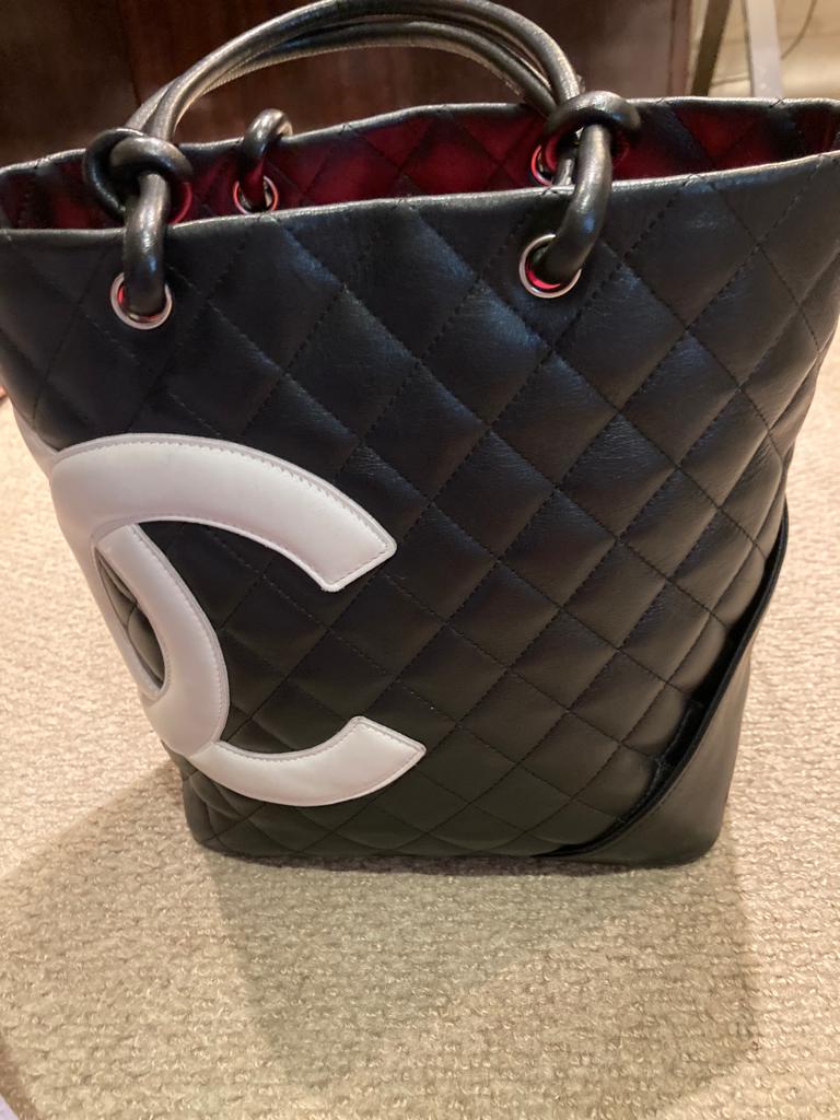 CHANEL CAMBON LINE CALFSKIN TOTE BAG - Image 2 of 5