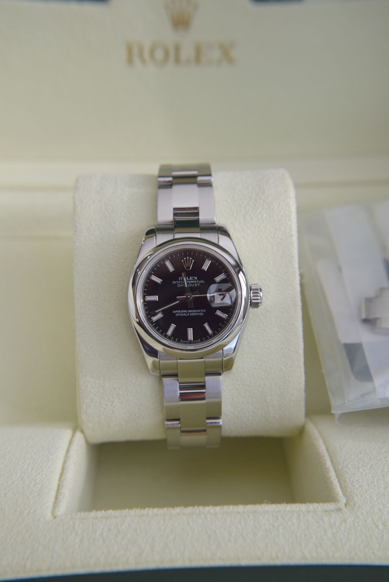 *BEAUTIFUL* ROLEX DATEJUST REF. 179160 *FULL SET* FACTORY BLACK DIAL - OYSTER PERPETUAL DATEJUST - Image 24 of 24