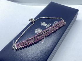 APPROX. 6.00ct BRACELET TESTED AS TOURMALINE ON PRESIDIUM TESTER APPROX. LENGTH 7.5'