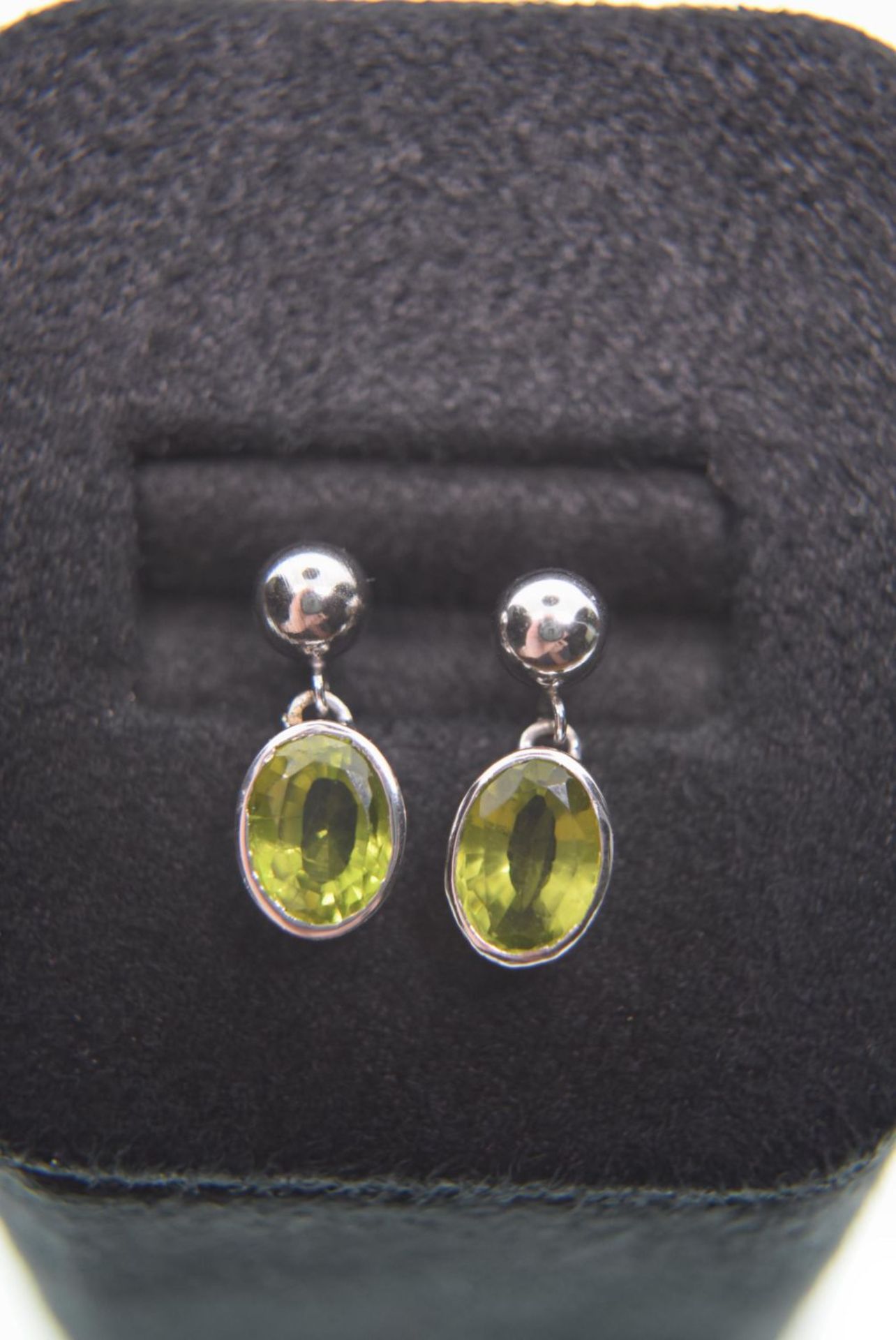 14K DROP EARRINGS (PERIDOT)