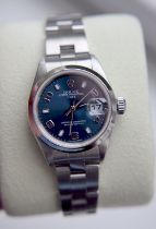 ROLEX DATEJUST REF. 79160 ORIGINAL BLUE ARABIC DIAL - OYSTER 78240 BRACELET