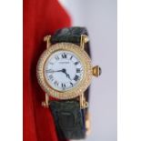 CARTIER DIAMOND SET WATCH REF. 1440 0