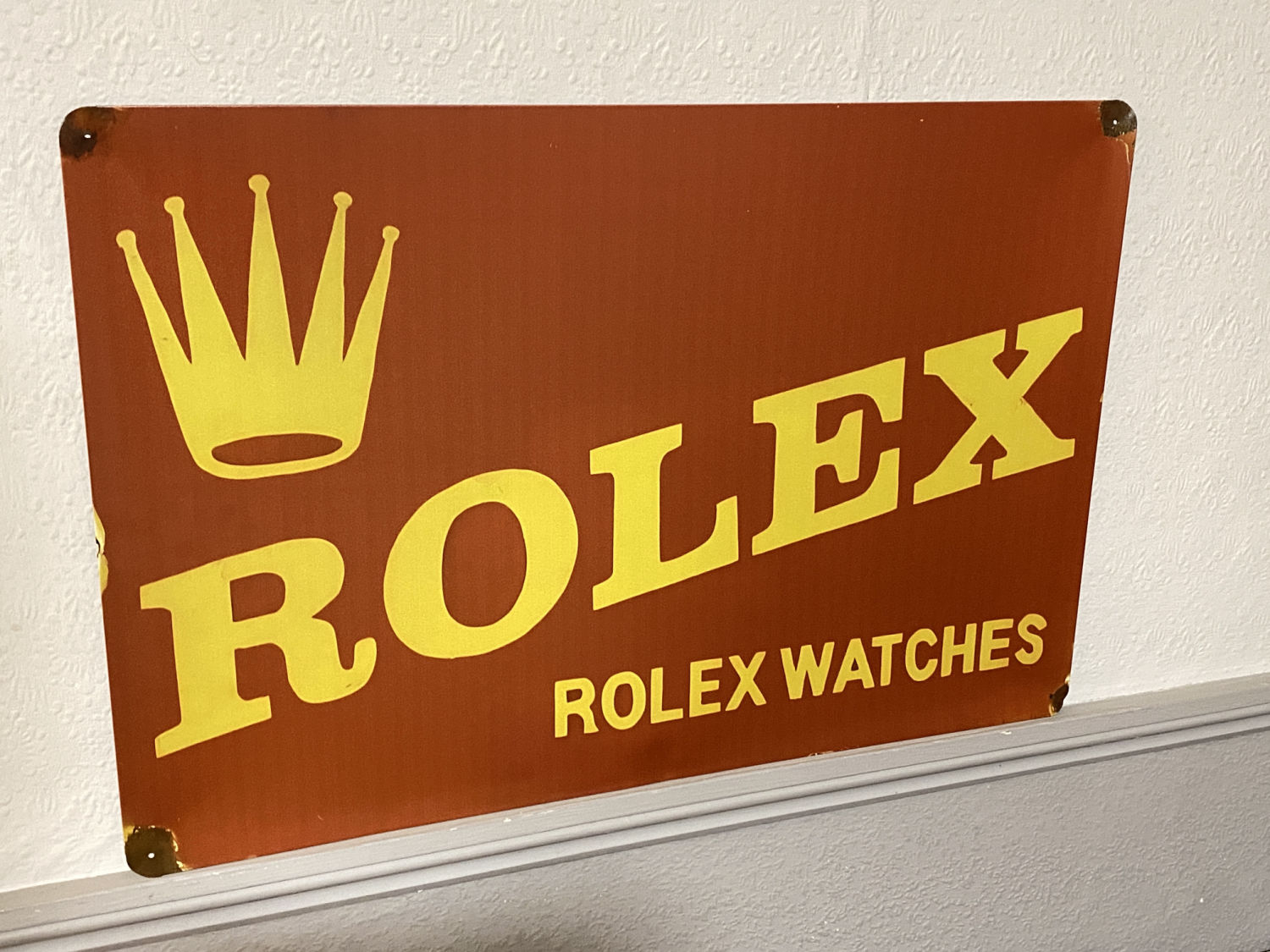 REPRODUCTION ROLEX METAL WATCH SIGN 60cm x 40cm