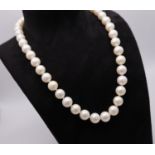 PEARL & WHITE GOLD (9CT) NECKLACE