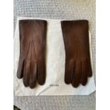 Prada gloves Deer skin and cashmere Size 7.5