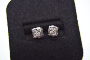 18K 0.40CT DIAMOND EAR STUDS