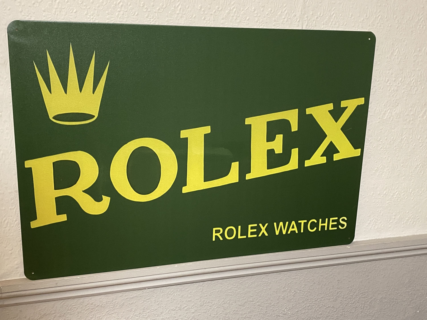 REPRODUCTION ROLEX METAL WATCH SIGN 60cm x 40cm