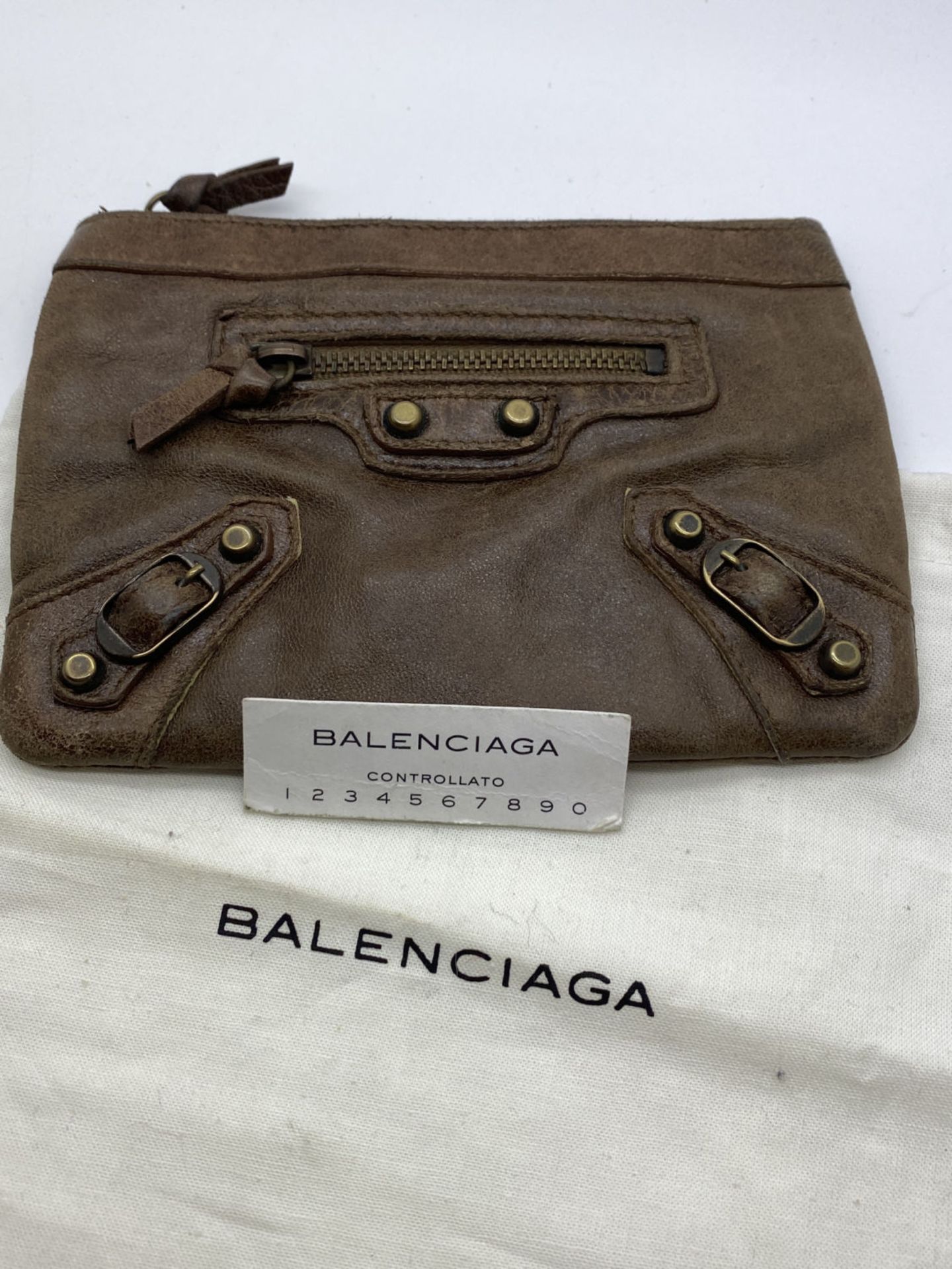 BALENCIAGA PURSE WITH DUSTBAG MADE IN ITALY - Image 4 of 6