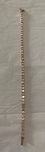 9CT ROSE GOLD 8.25CT DIAMOND TENNIS BRACELET - APPROX SI CLARITY & D/E COLOUR - Bild 4 aus 6