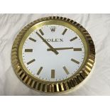 WALL CLOCK DEPICTING ROLEX