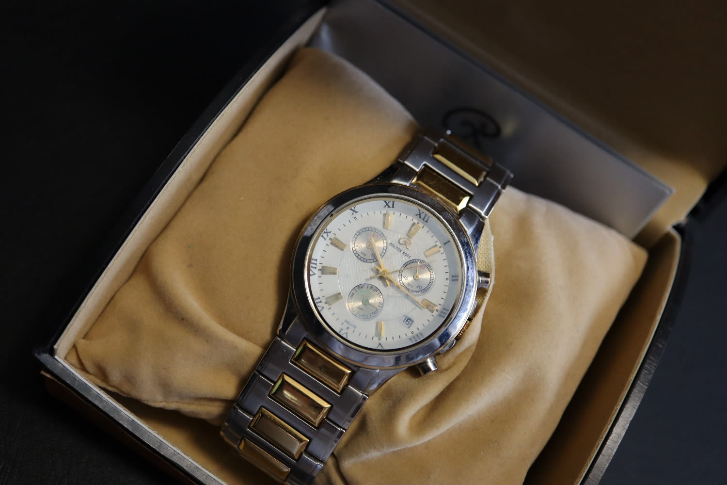 GOLDEN ROCK - DAY-DATE WATCH BOXED - Image 4 of 4