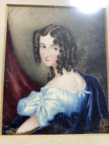 FRAMED PORTRAIT OF A LADY