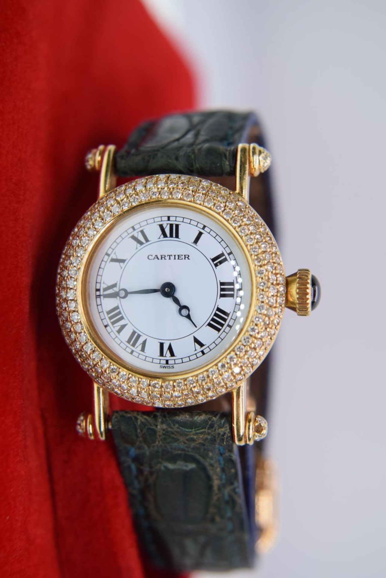 CARTIER DIAMOND SET WATCH REF. 1440 0