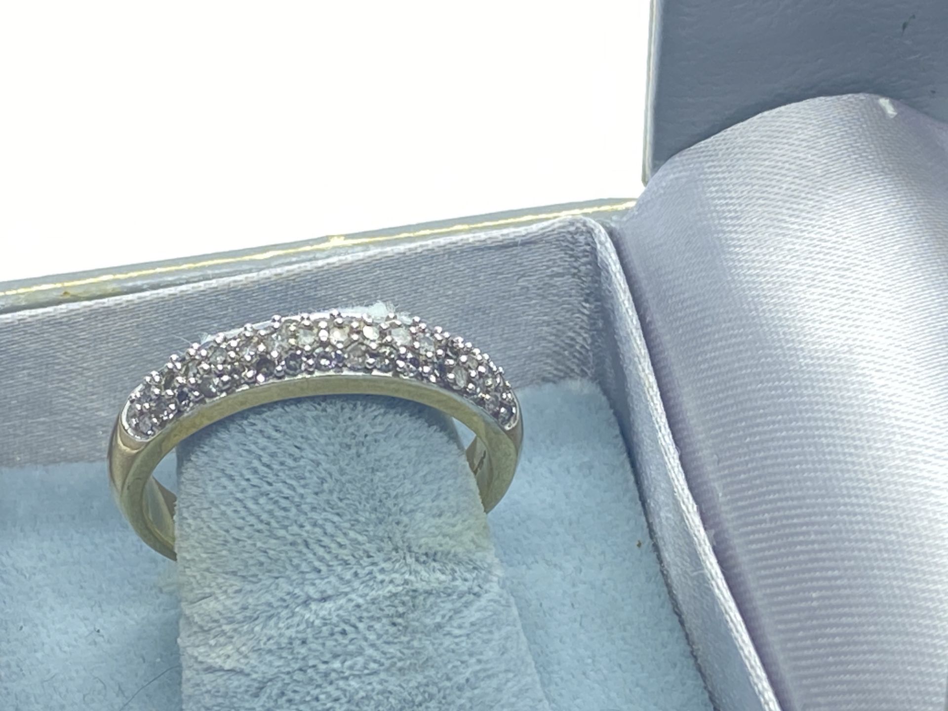 9ct GOLD DIAMOND ETERNITY RING 