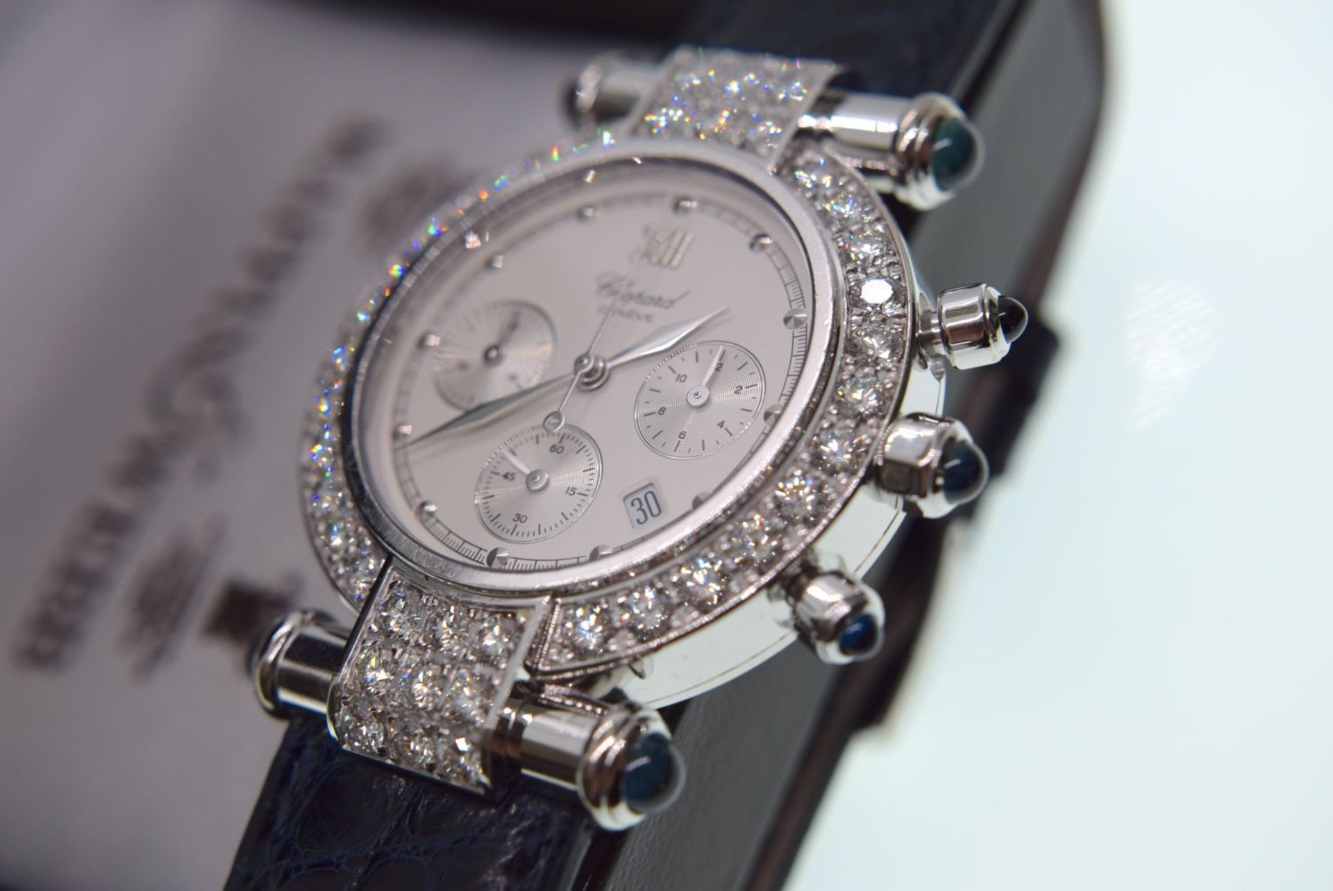 18K WHITE GOLD CHOPARD DIAMOND IMPERIALE REF. 37/ 3168 - BEAUTIFUL BRIGHT WHITE VVS DIAMOND-SET CASE - Image 5 of 9