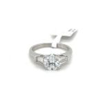 2.87CT DIAMOND TRILOGY RING! Set in 18CT WHITE GOLD (5.29g)