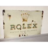 REPRODUCTION ROLEX METAL WATCH SIGN 60cm x 40cm