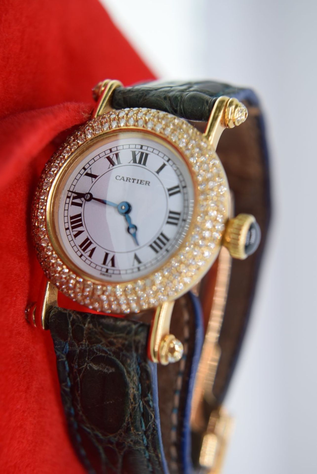 CARTIER DIAMOND SET WATCH REF. 1440 0 - Image 7 of 7