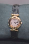 CARTIER PARIS LADIES "COLISEE" WATCH IN 18K YELLOW GOLD