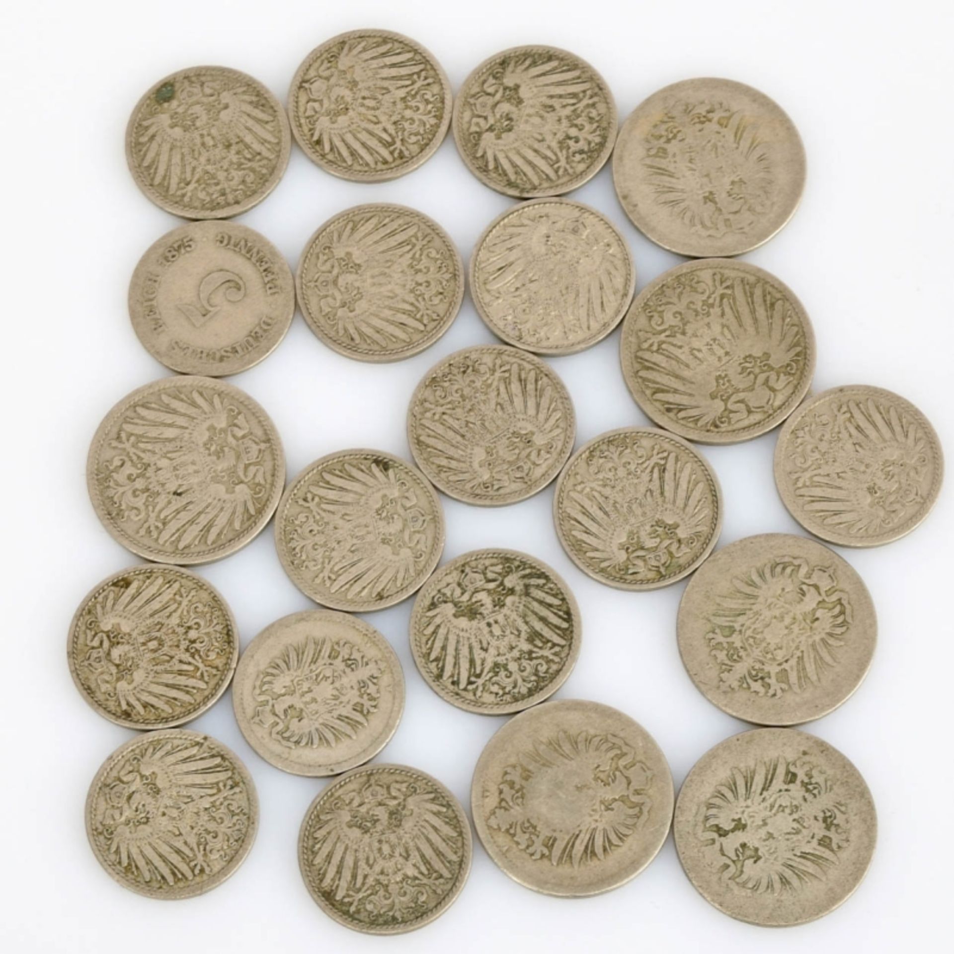 Konvolut 5 und 10 Pfennig-Münzen Deutsches Kaiserreich - Bild 2 aus 3