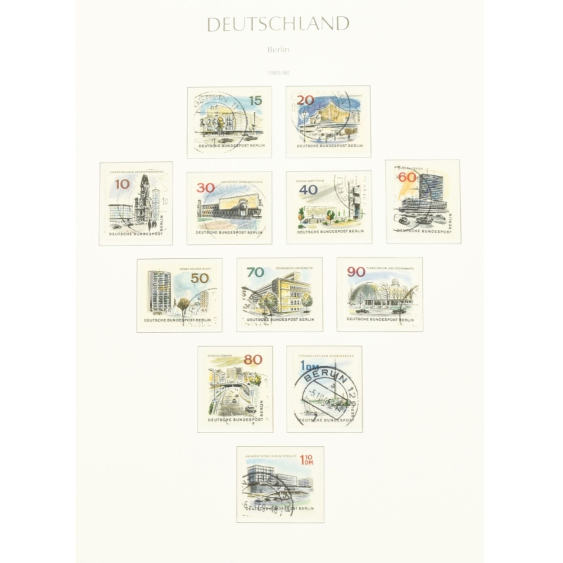 Briefmarkensammlung Berlin - Image 4 of 5