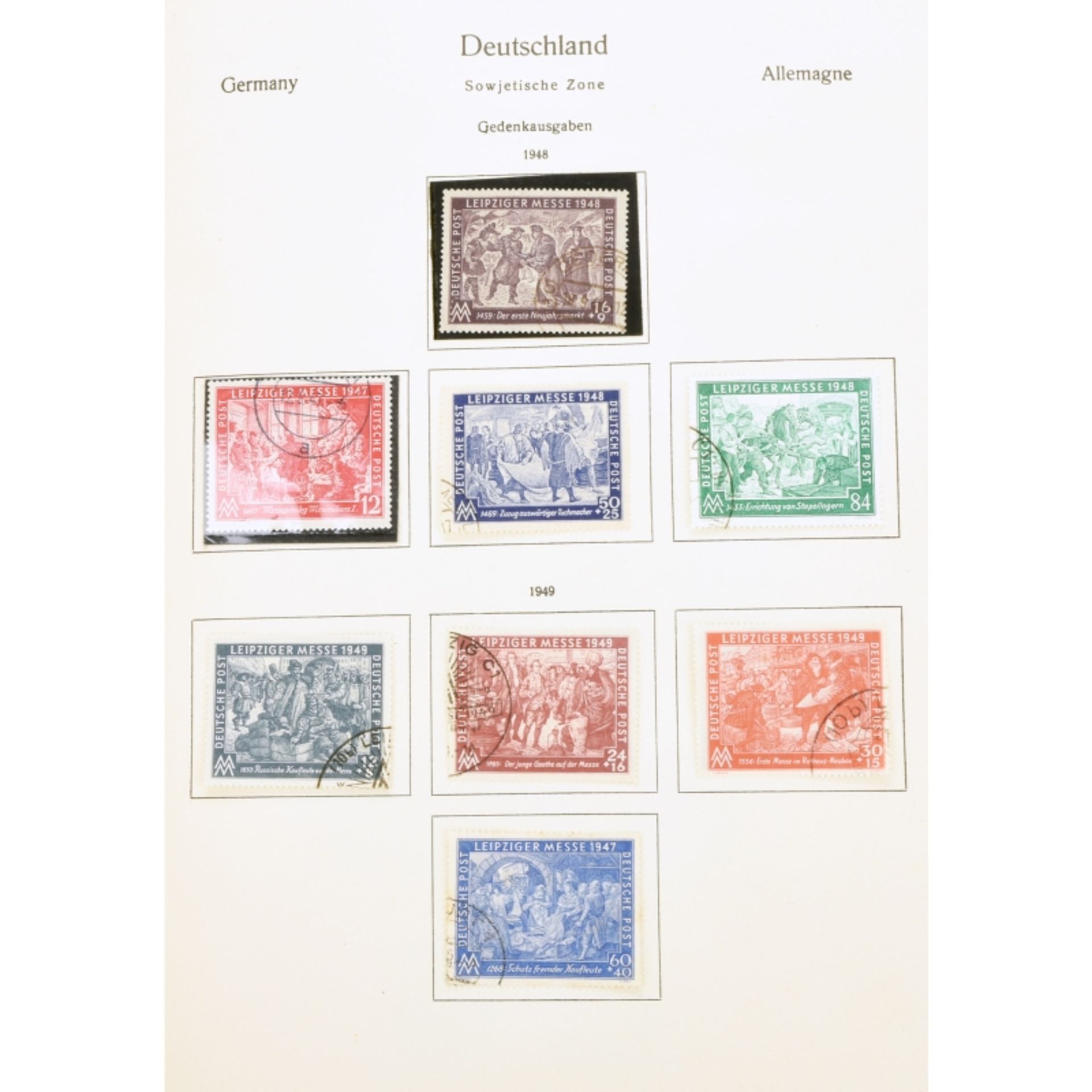 Briefmarkensammlung Deutschland - Image 3 of 5