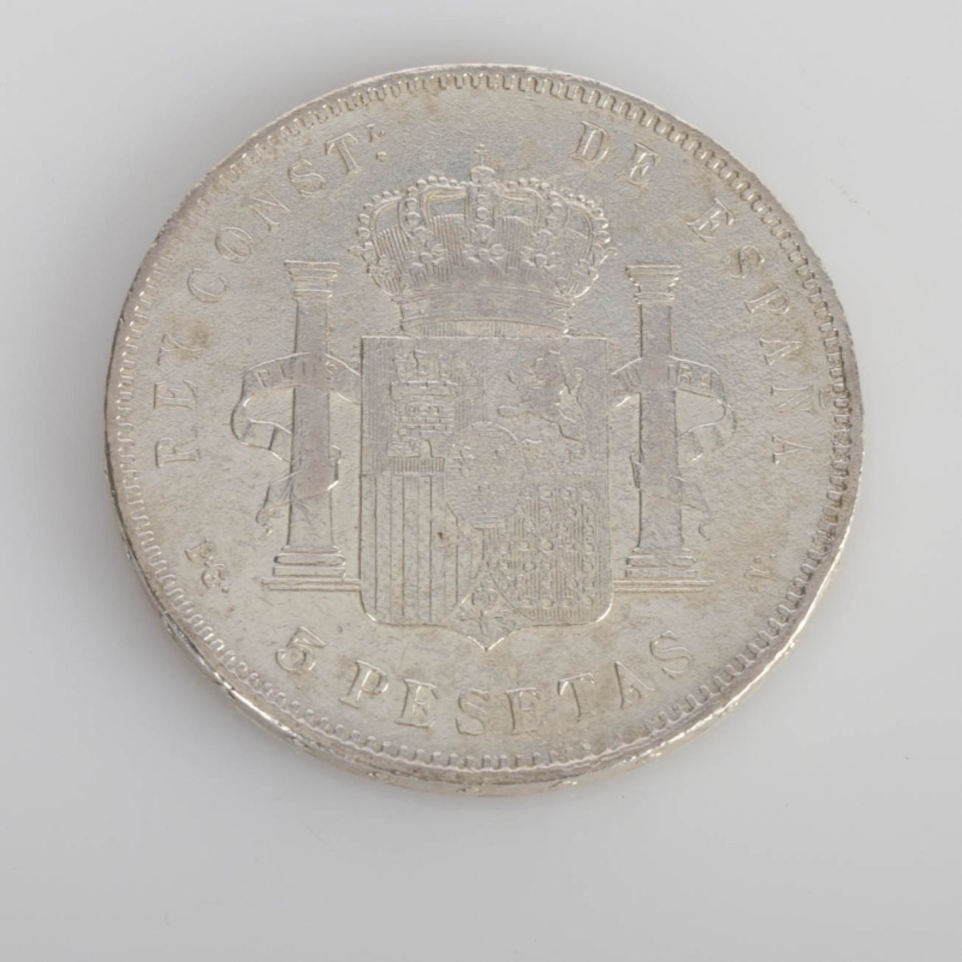 5 Pesetas ALFONSO XIII. Spanien - Image 3 of 3