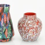 Zwei Millefiori-Vasen