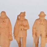 Vier Figuren Waldleute