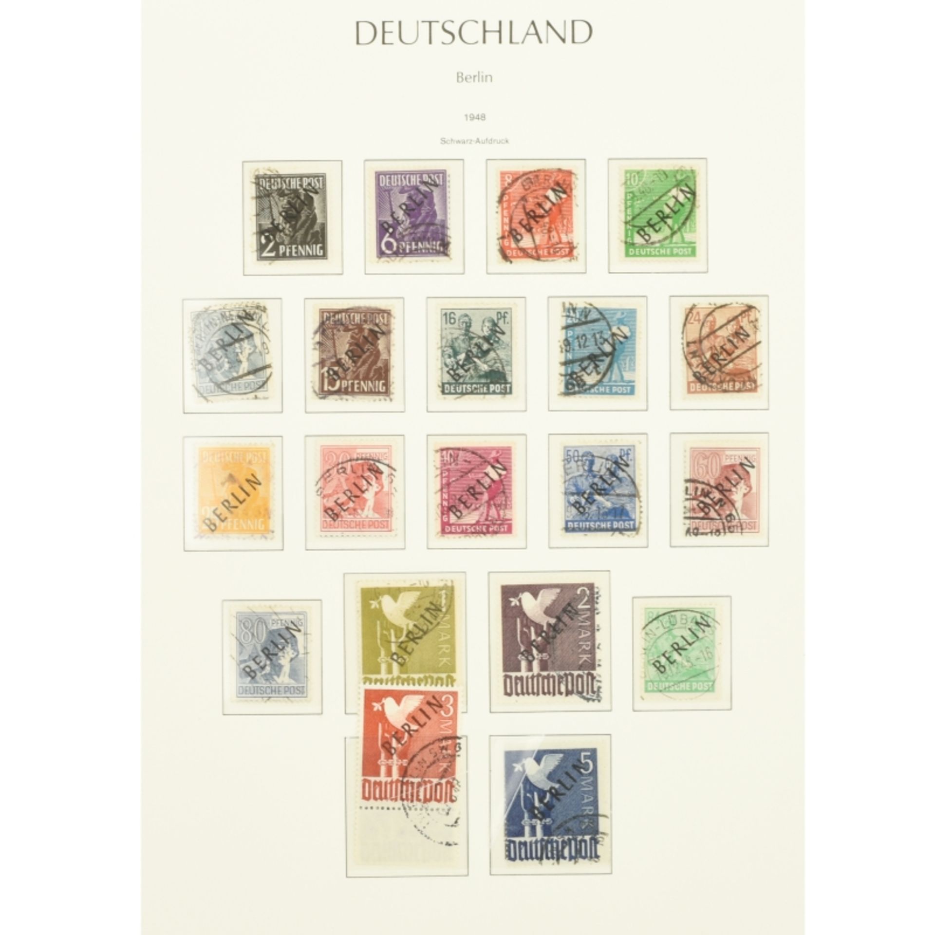 Briefmarkensammlung Berlin - Image 2 of 5