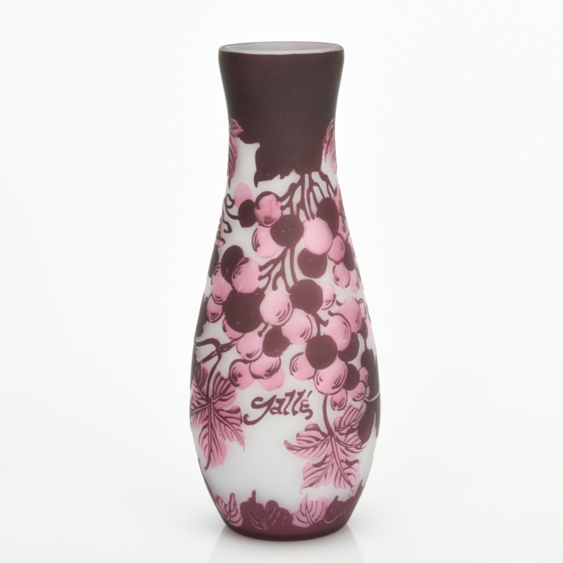 Vase in Gallé-Manier - Bild 4 aus 4