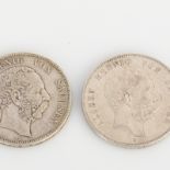 Paar 5 Mark-Münzen Deutsches Kaiserreich 