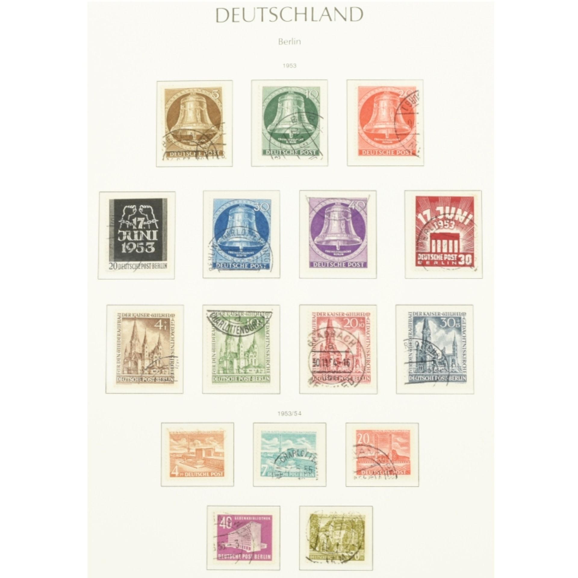Briefmarkensammlung Berlin - Image 3 of 5
