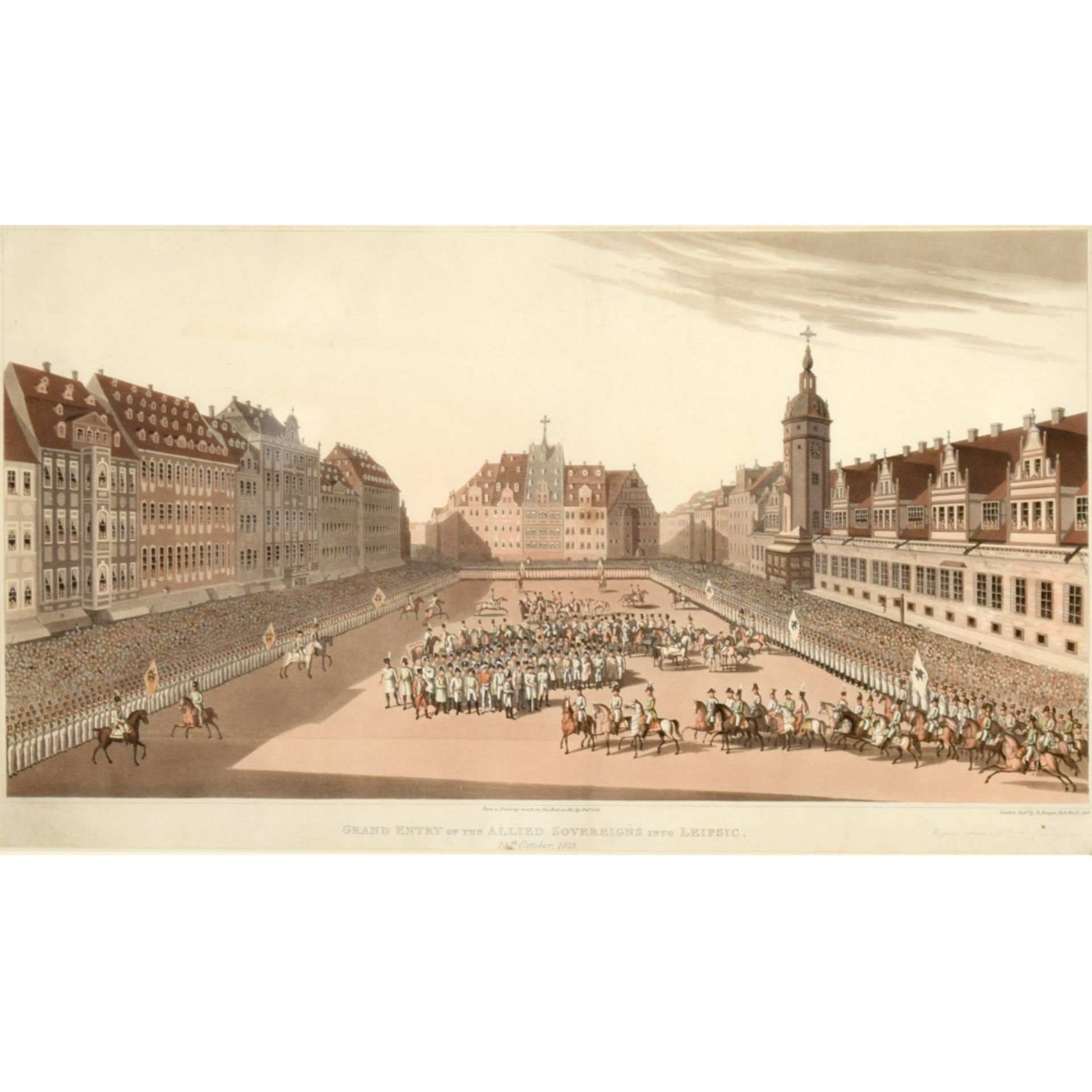 Leipzig Marktplatz 1813