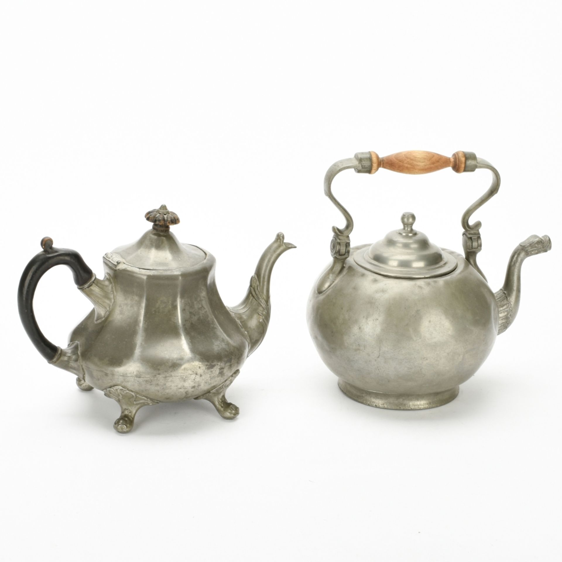 Zwei Zinn-Teekannen - Bild 3 aus 3