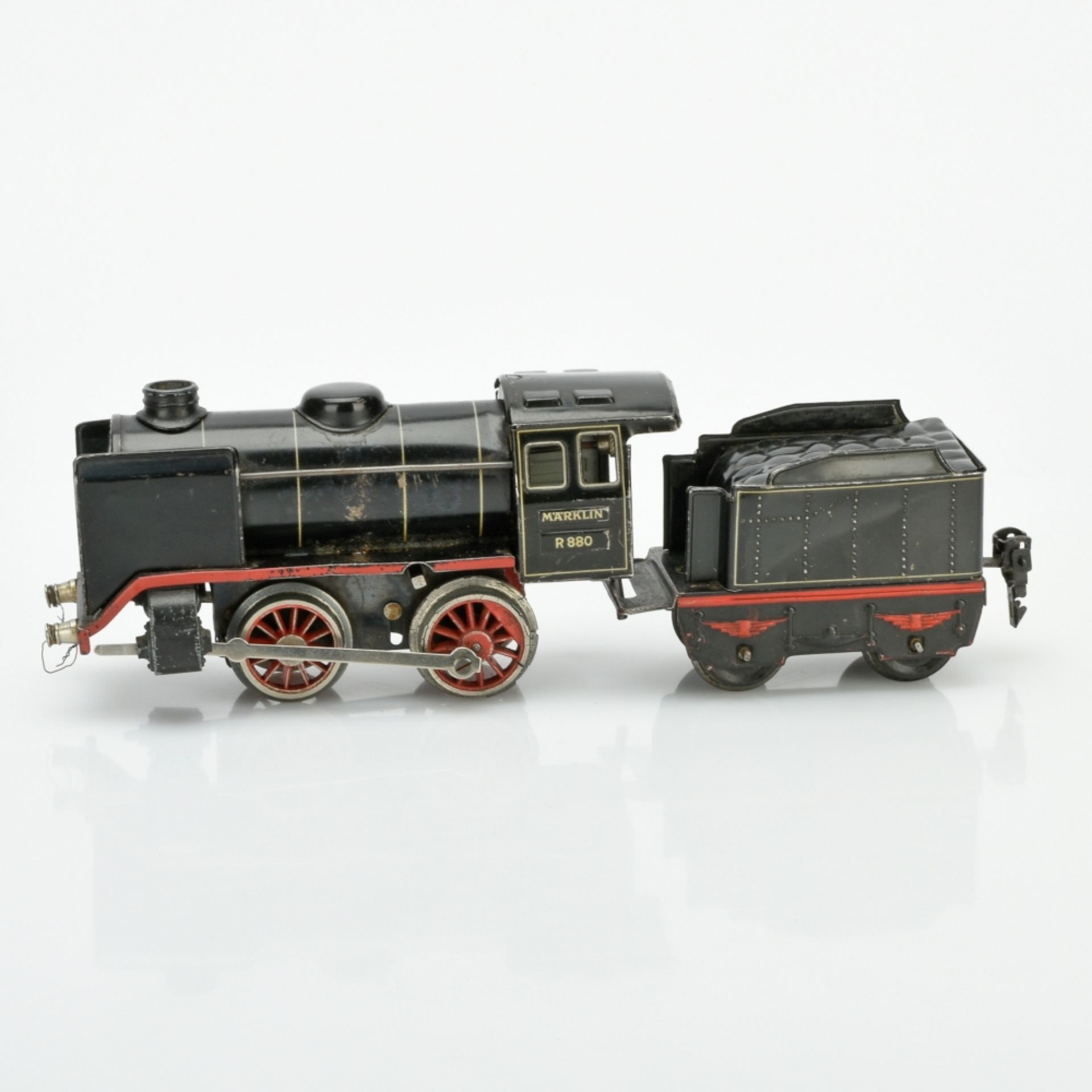 Dampflokomotive mit Schlepptender