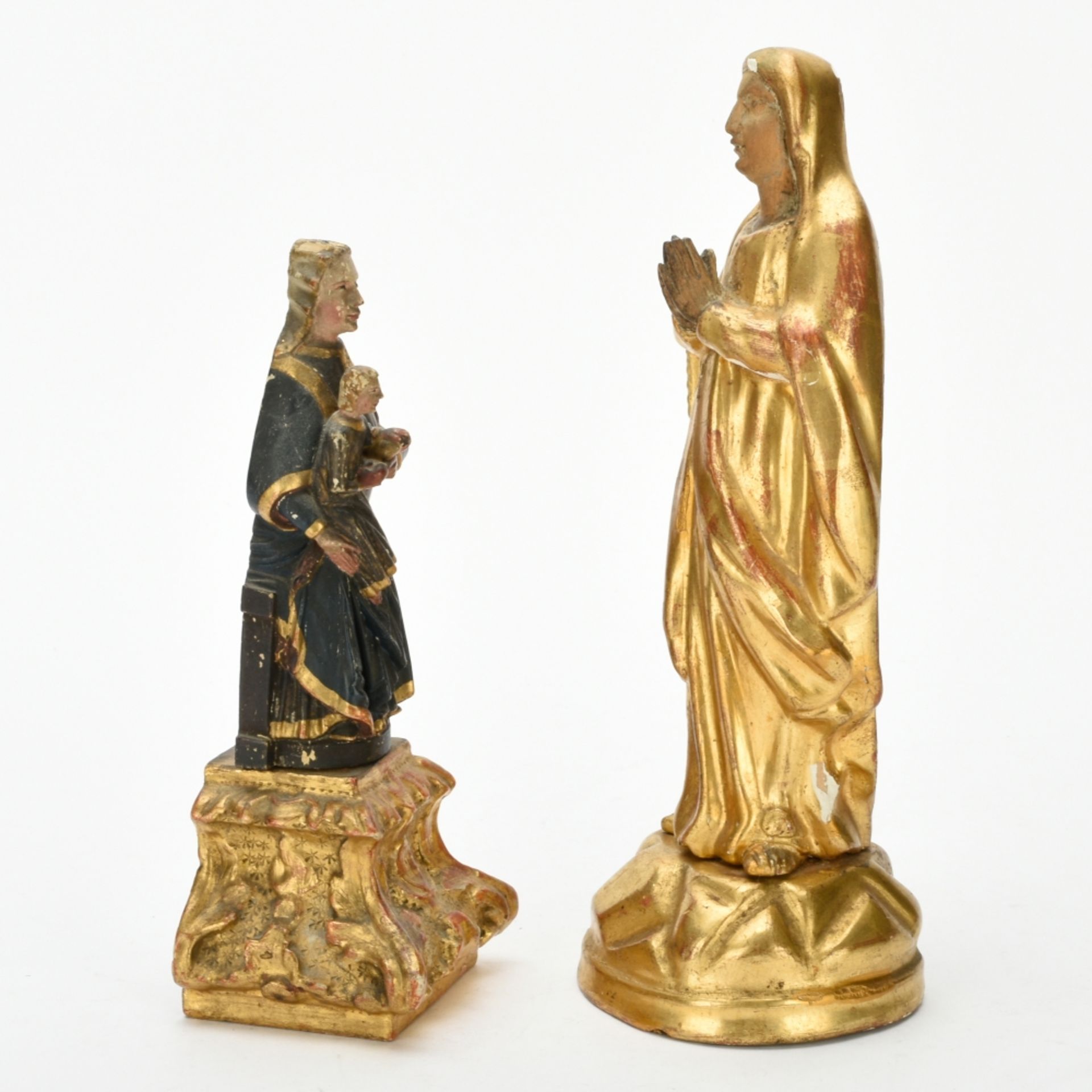 Zwei Madonnenfiguren - Bild 2 aus 3