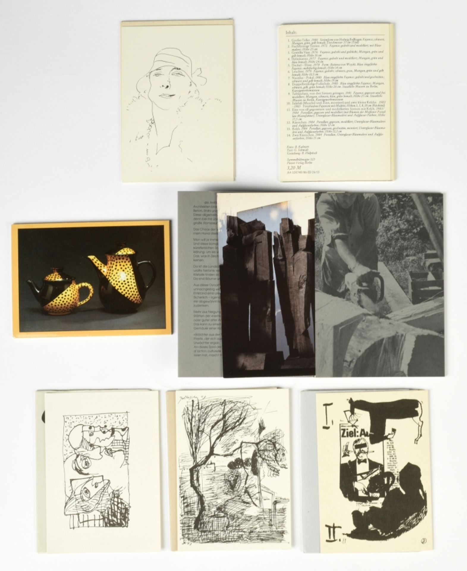 Konvolut Postkarteneditionen der späten DDR-Kunst - Bild 2 aus 2