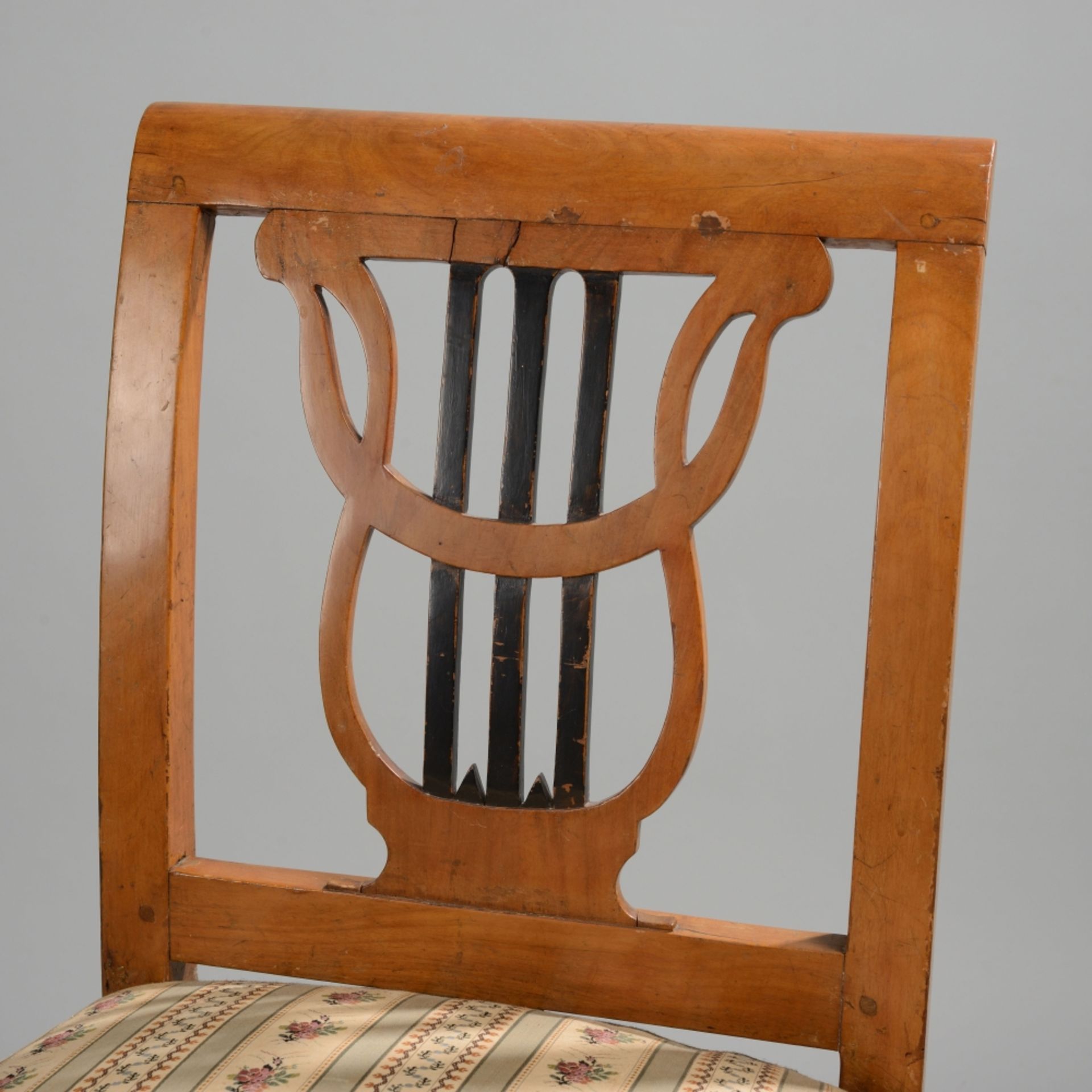 Biedermeier-Stuhl mit Lyramotiv - Bild 3 aus 5